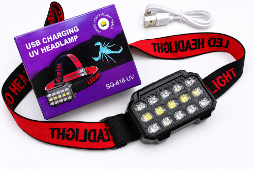 Latarka-czołowa-10LED-UV-+-5LED-Genetic
